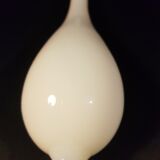 White opaline soliflore vase