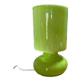 Blown glass table lamp