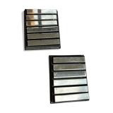 Set of 12 metal knife holders