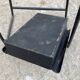 French black wrought iron fireplace set, 1960