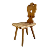 Chaise enfant rustique