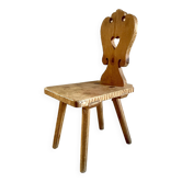 Chaise enfant rustique