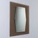 Vintage smoked glass mirror, Italian design, 1960s.