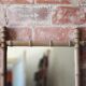 Miroir bois imitation bambou, miroir ancien, miroir à suspendre, déco intérieur