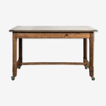 Painted french farm table