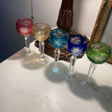Verres à liqueur en cristal