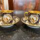 Pair of bird bernardaud cups