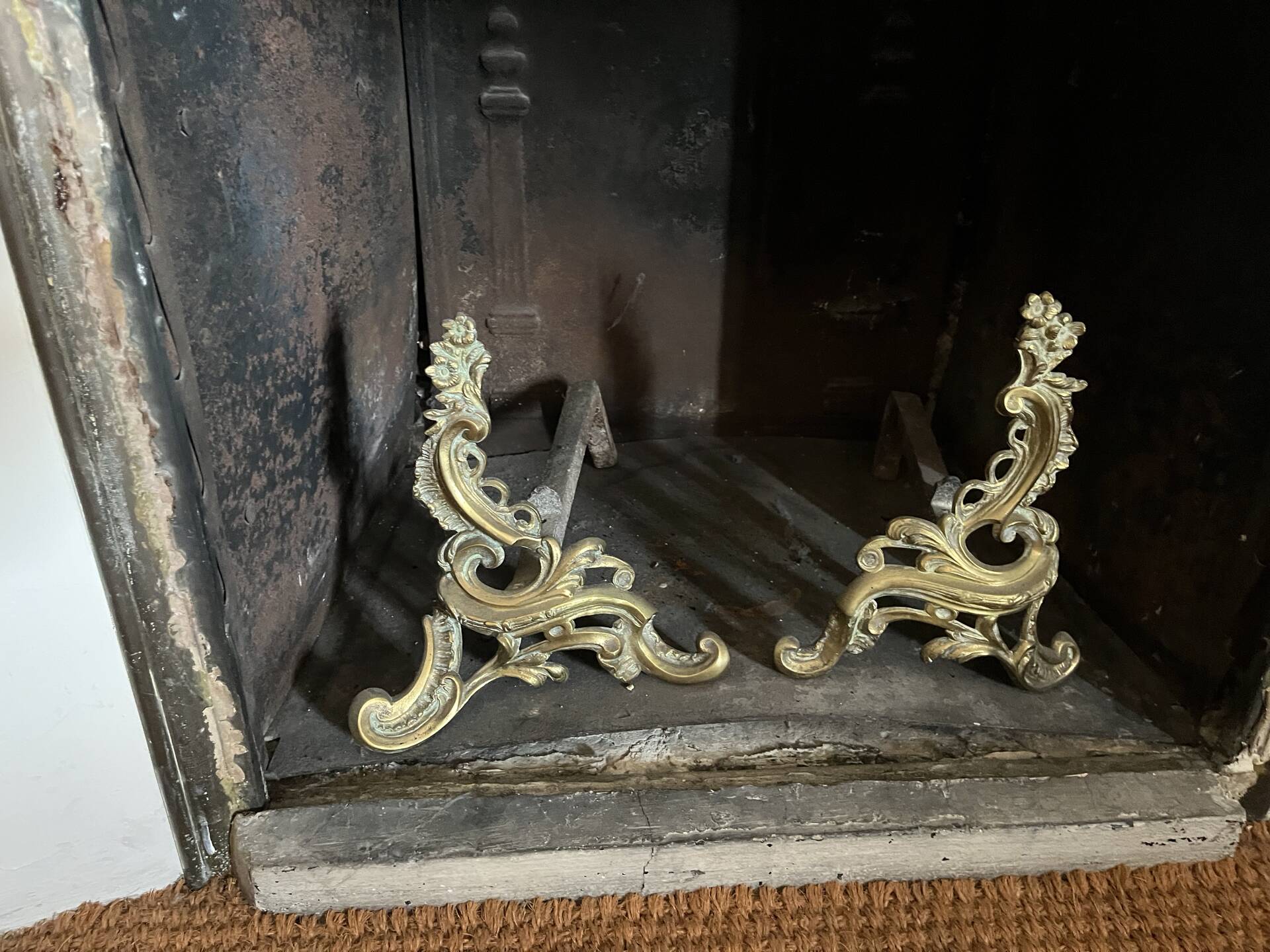 Chenets Louis XV