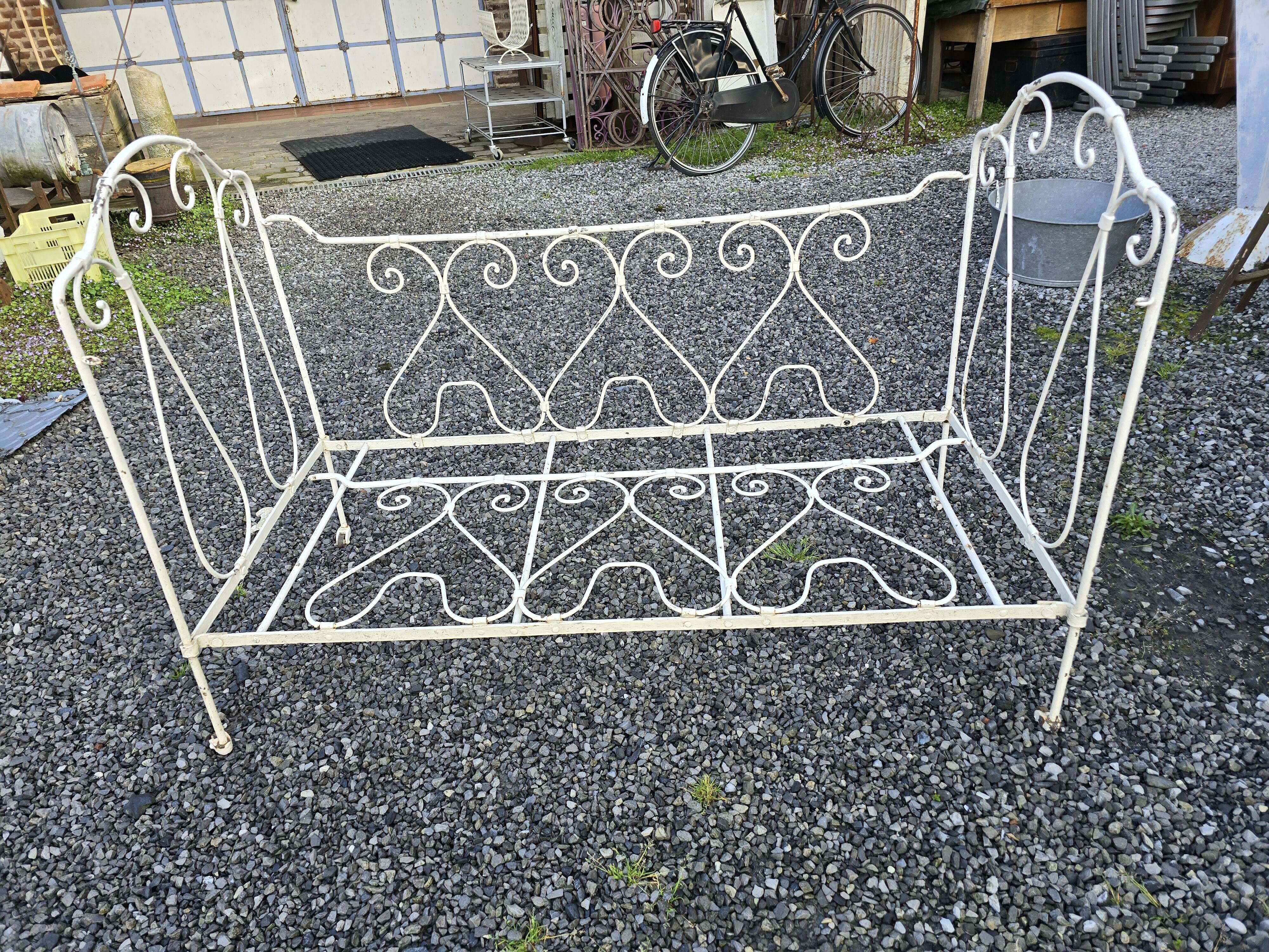 Wrought iron children's bed