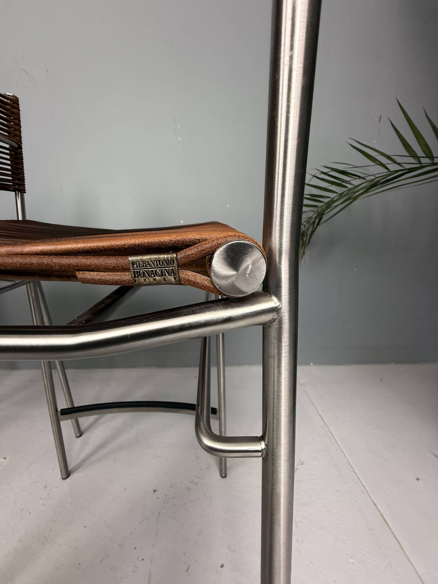 Tito Agnoli - Set of three bar stools "Miss B", Italy, 1997