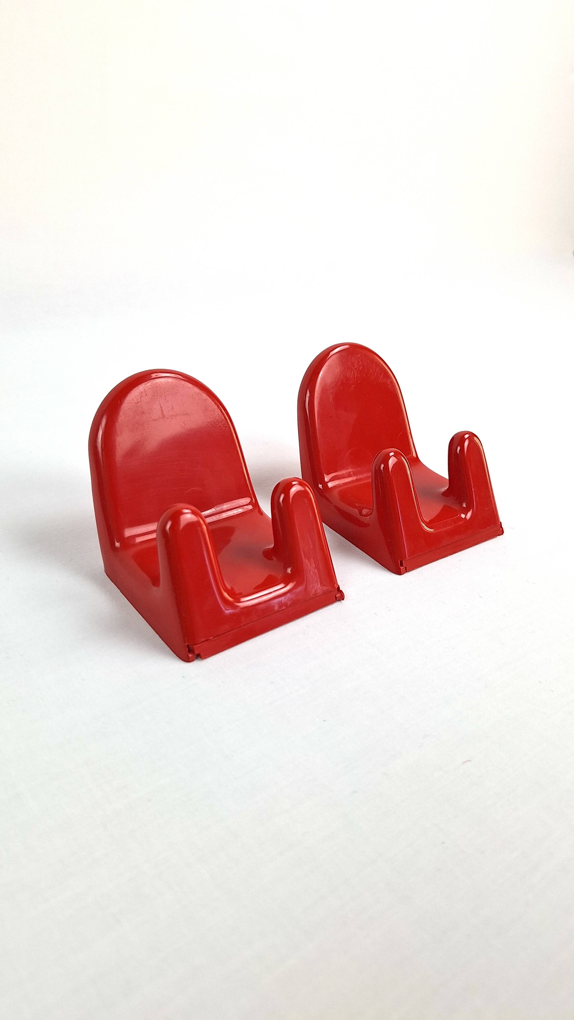 Paire de patères space age par Makio Hasuike pour Gedy, 1960