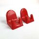Pair of space age coat hooks by Makio Hasuike for Gedy, 1960