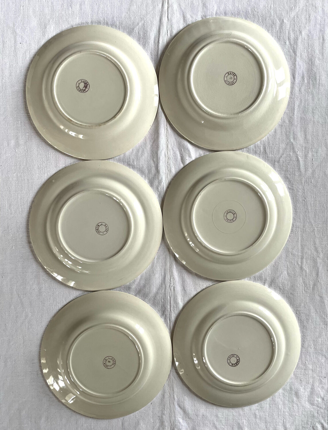 Vintage floral plates