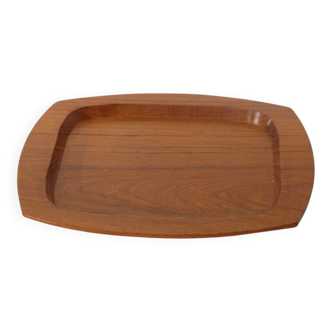 Scandinavian teak pocket tray 1960
