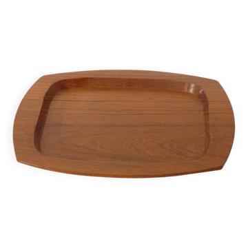 Scandinavian teak pocket tray 1960