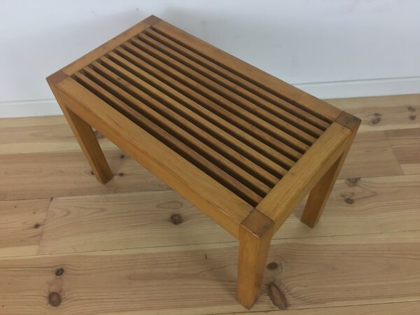 Banc à lattes moderniste, 1950, en bois