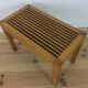 Banc à lattes moderniste, 1950, en bois