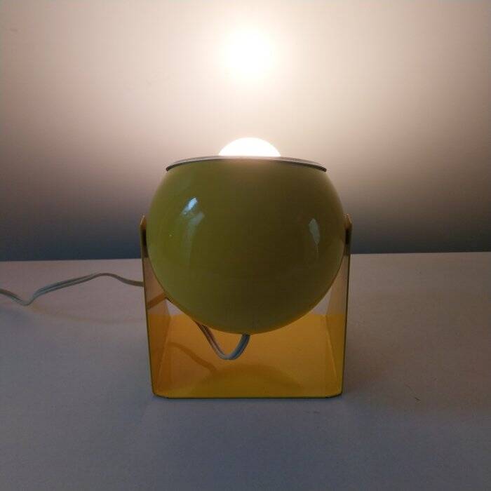 vintage italian table lamp 70s