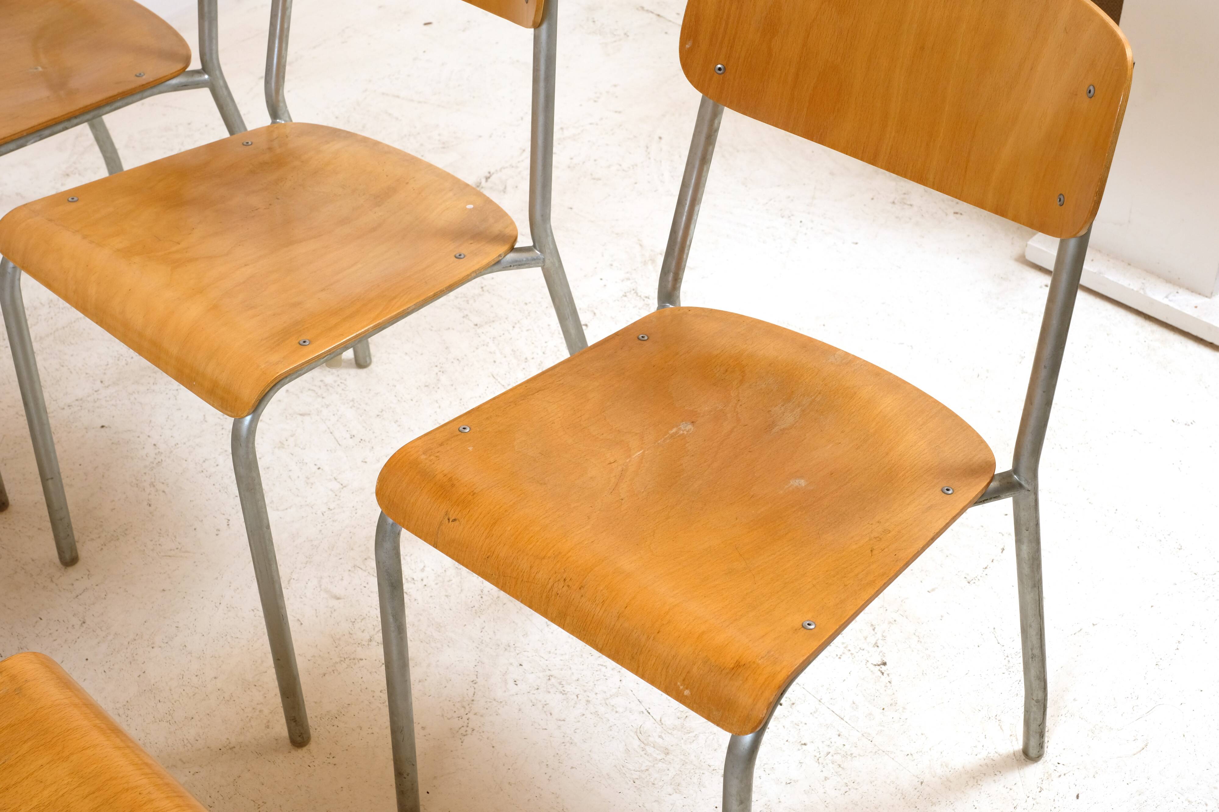 6 chaises par Gustav Hassenpflug 1960