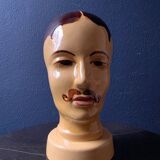 Exhibition head in West German pottery by Scheurich model 701