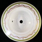 Photophore lithophanie porcelaine de limoges haviland '' vieux paris vert''
