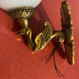 Paire d’appliques bronze style Empire