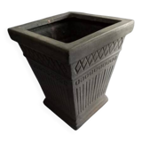 Square jardinière in Art Deco style in ceramic