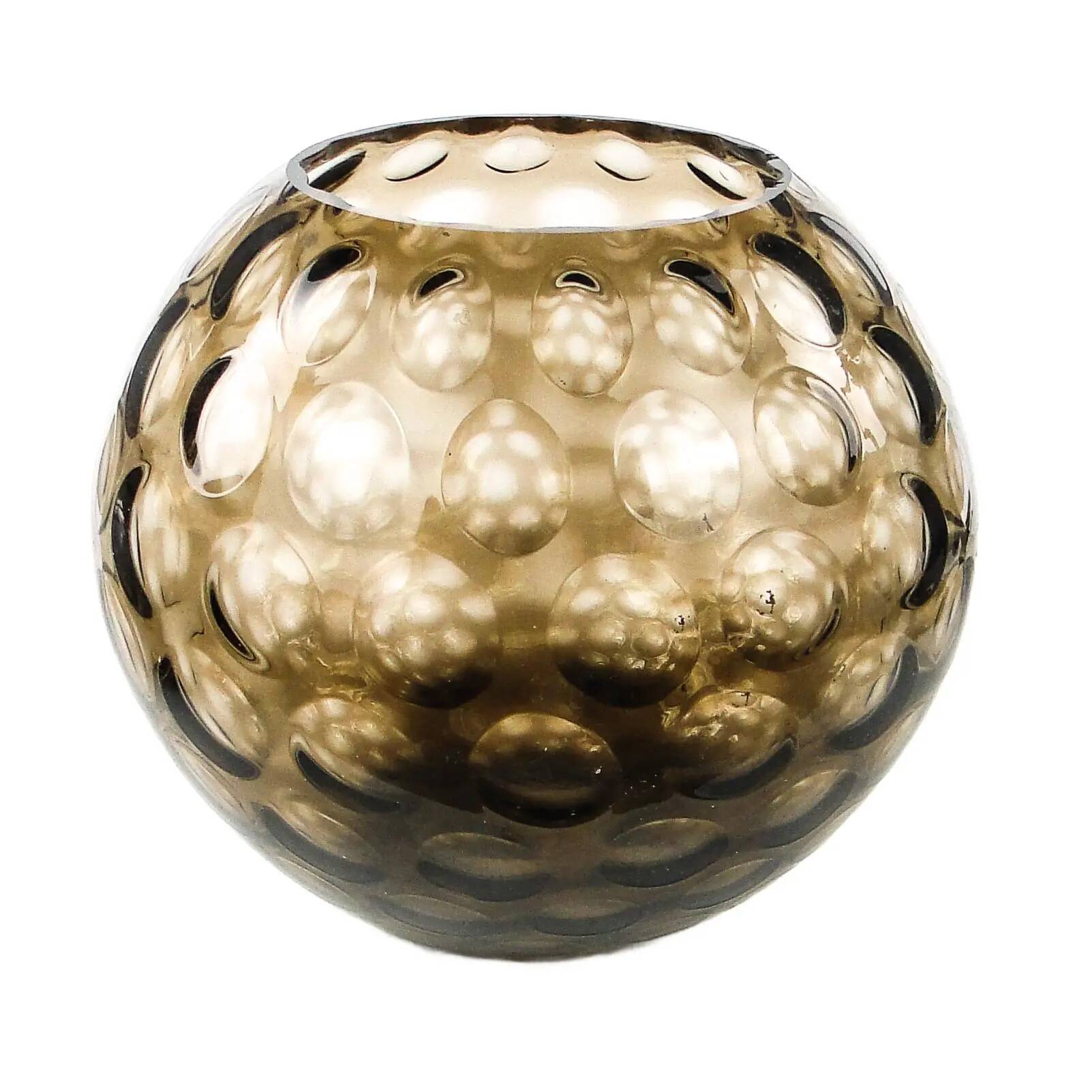 Mid-century modern vase, glass, Czechoslovakia, 1950s