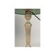 Candlesticks mounted as lamps, silver-plated bronze.
