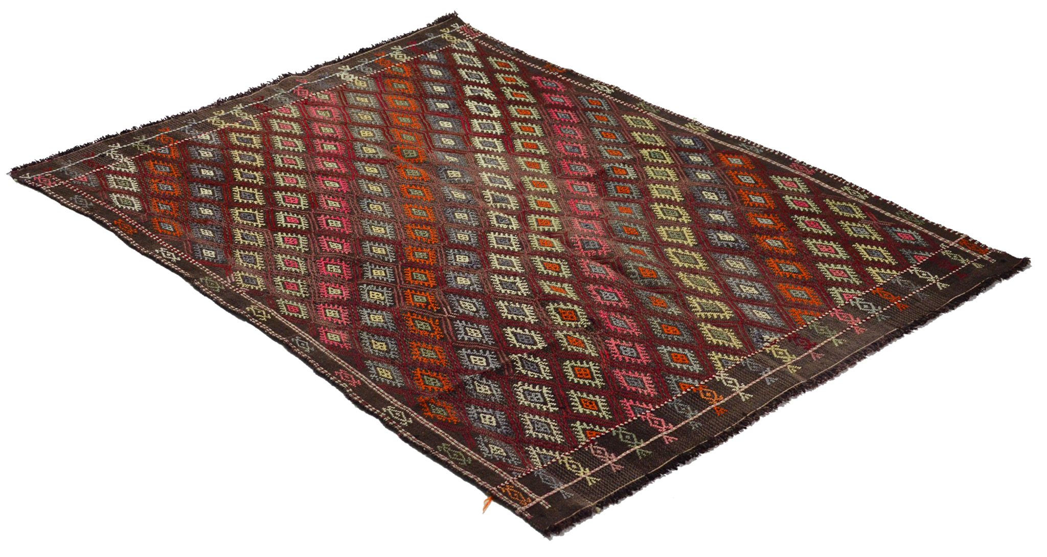 Tapis kilim artisanal d’Anatolie 191 cm x 143 cm