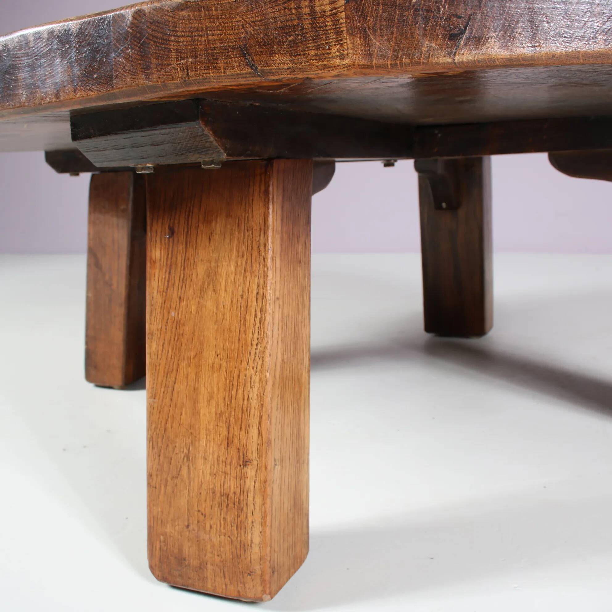 1970s Brutalist coffee table from the Netherlands