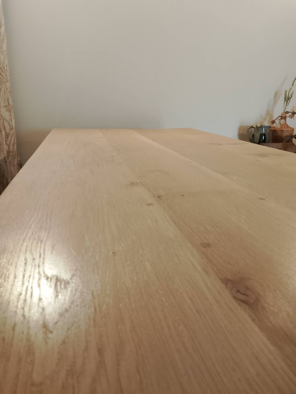 Table de ferme en chêne massif