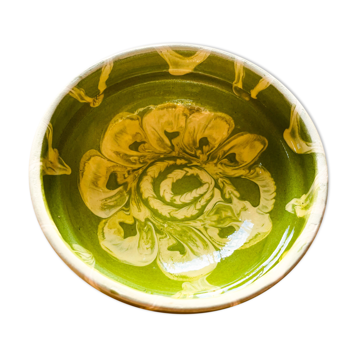 Ceramic bowl Romanian art