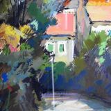 The gouache village