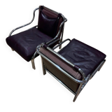 Pair of Gae Aulenti stringa armchairs