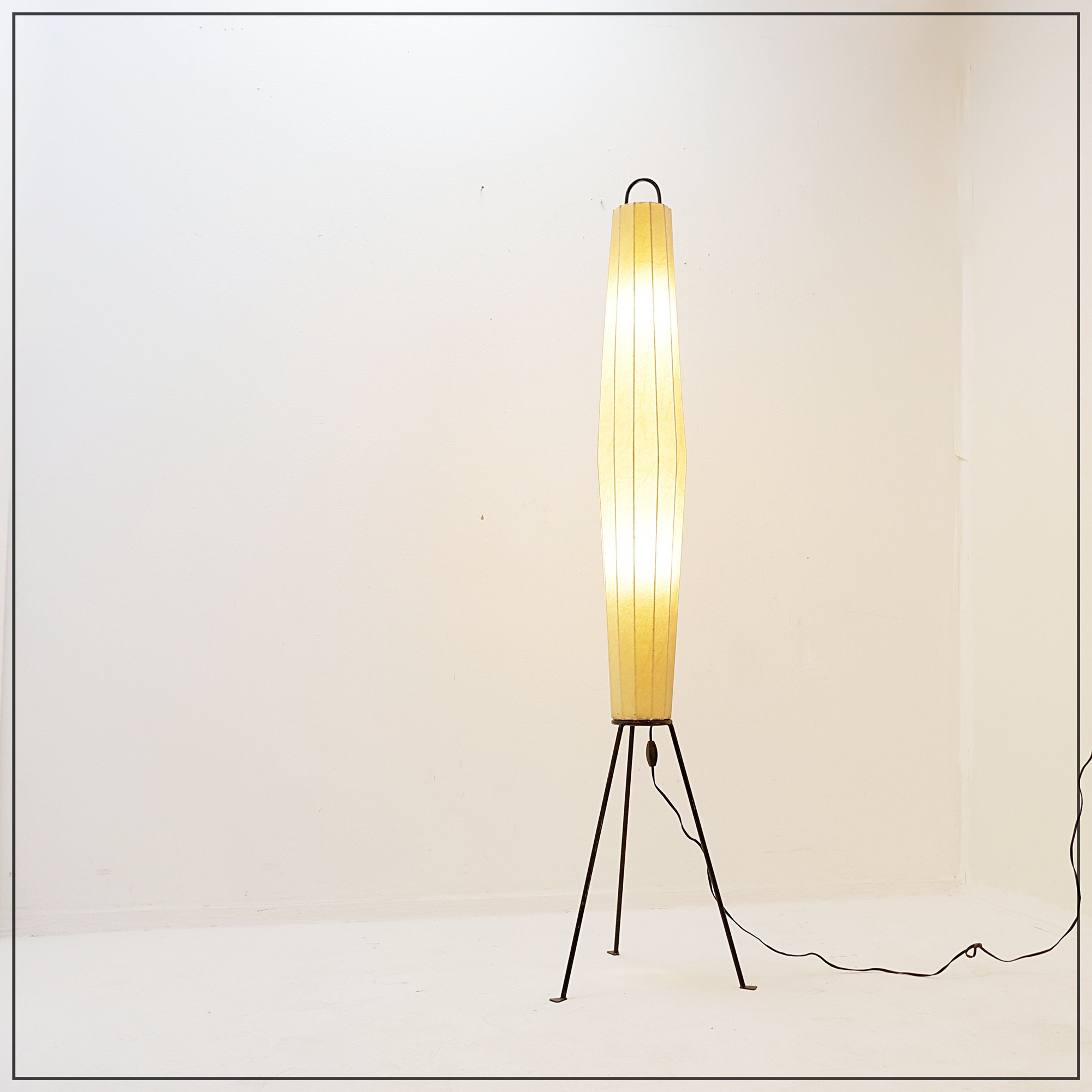 Lugano floor lamp by H. Klingele for Artimeta Holland, 1957