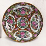 Asian Porcelain Plates Floral Decor