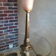 1920 steel cast iron lamp sign of bush house and tulip muller and brother not sign