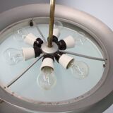 Art Deco UFO chandelier by Josef Hůrka for Napako, 1930s