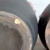 Duo of ceramic vases foams Fat Lava vintages