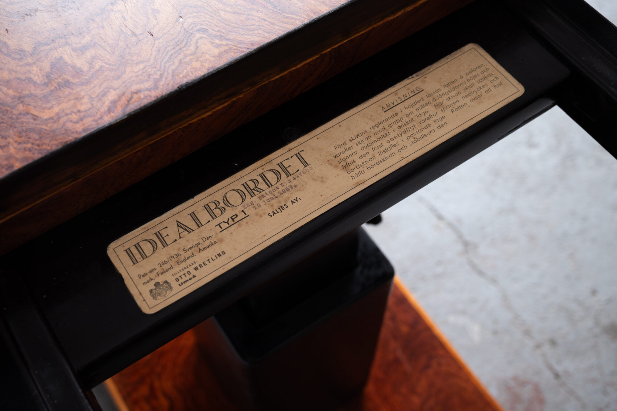 Multifunctional table 'Idealbordet' by Otto & Bo Wretling