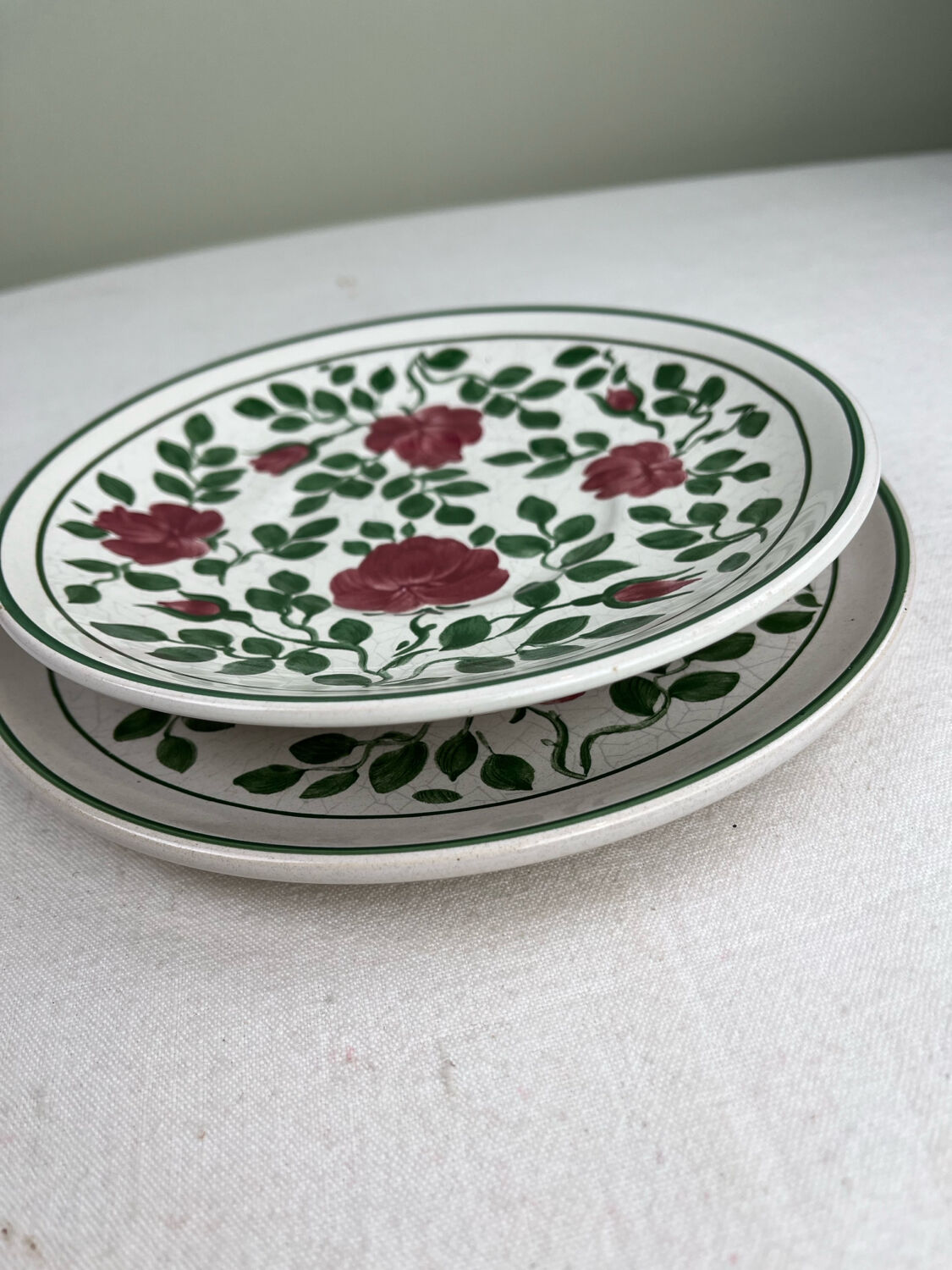 Two bohemian plates