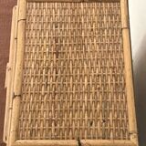 Rattan beside table