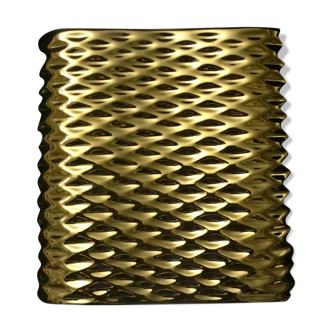 Applique cube céramique doré