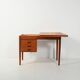 Scandinavian vintage teak flip-top desk
