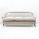 French of Mid-Century Sofa in Art Deco Style with Brass Details, 1950s