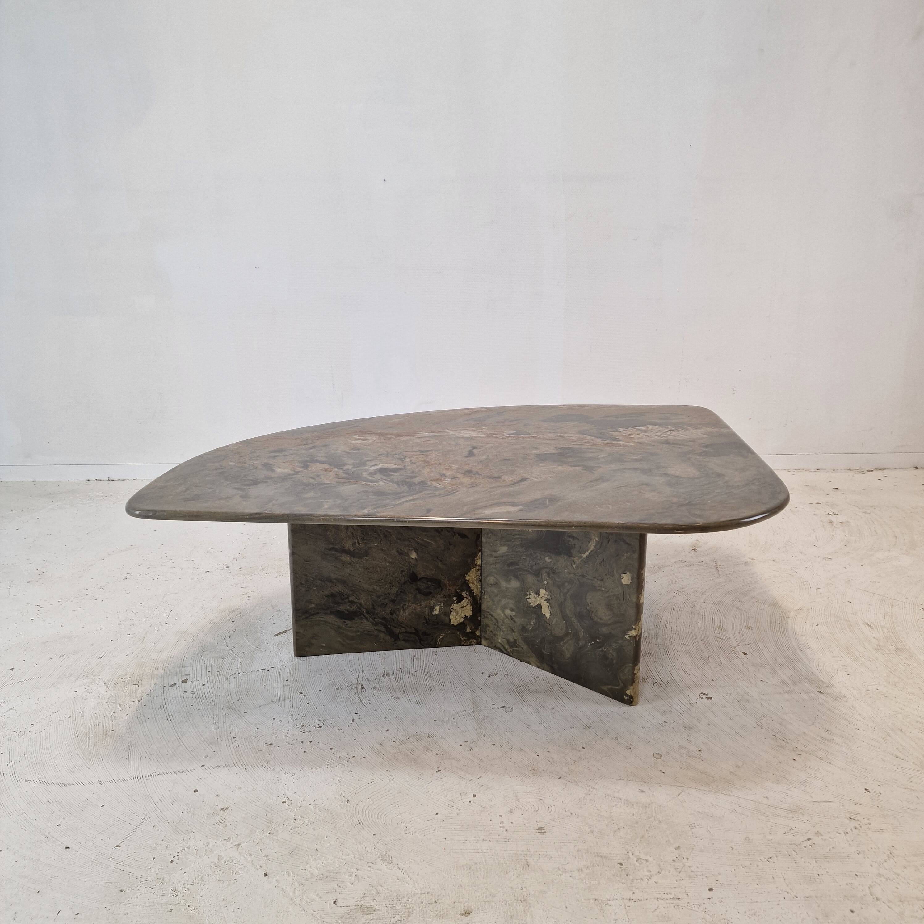 Italian Coffee Table in Granite, 1980s