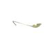 Salt spoon, modernism, silver, Poland, 1970s.