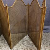 5-leaf brass fire screen
