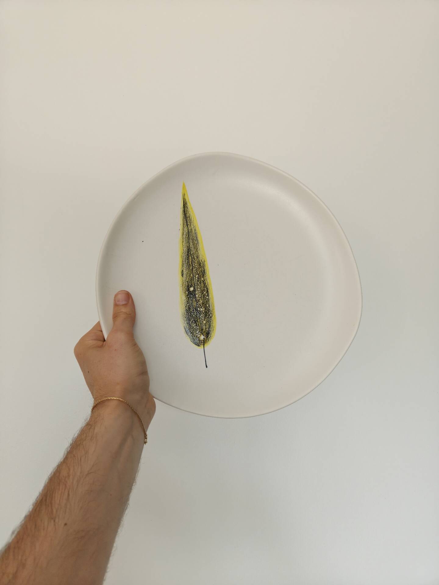 Set of 6 plates and 2 dishes.